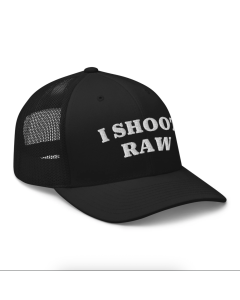 I SHOOT RAW Trucker Cap