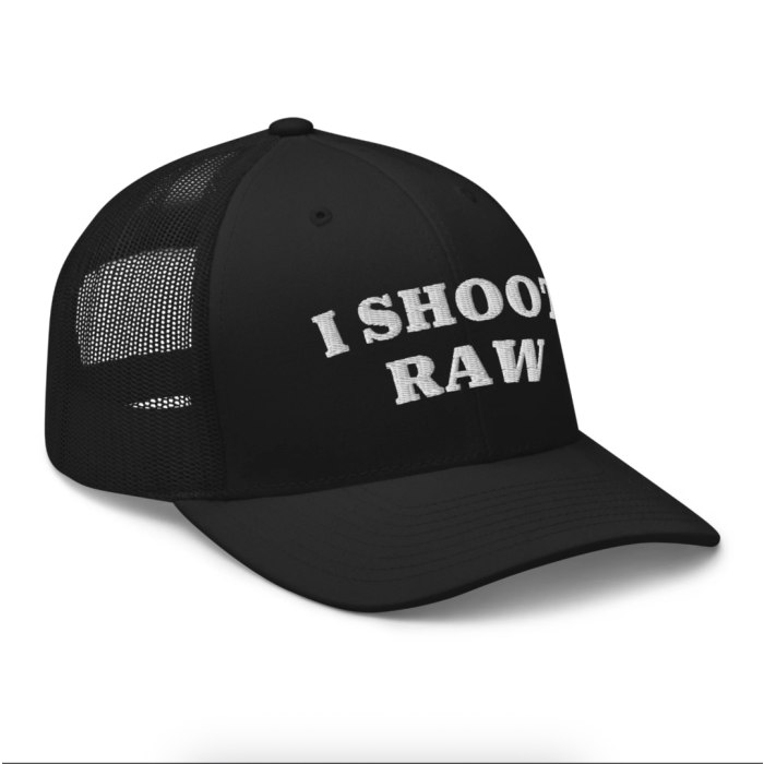 I SHOOT RAW Trucker Cap