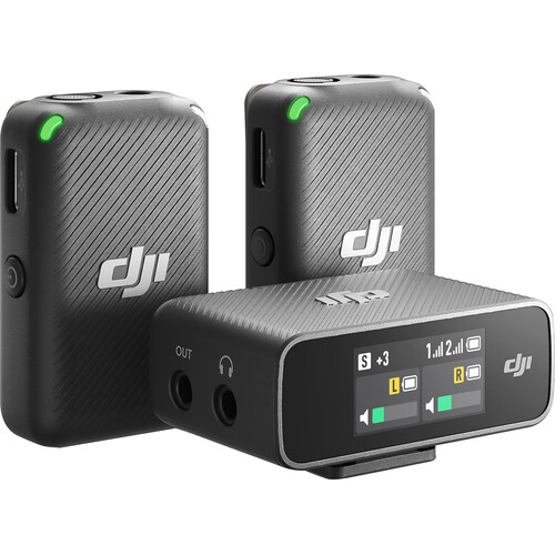 DJI Mic 2-Person Wireless Microphone / Recorder for Camera and Smartphone for sale 
